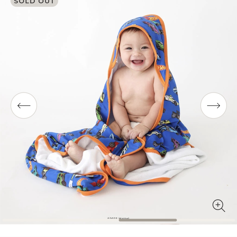 Hot Wheels Hooded Towel